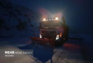 محور ارتباطی تکاب – شاهین‌دژ به دلیل کولاک مسدود شد