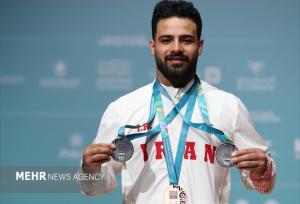 معینی: بعد از فشار مسابقات جهانی، کسب سه مدال  برایم ارزشمند بود