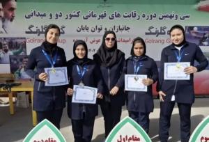 درخشش بانوان پارادو و میدانی نیشابوری در مسابقات قهرمانی کشور