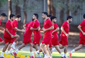 برگزاری آخرین تمرین پرسپولیس قبل از بازی با فولاد