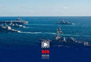 لحظه حمله آمریکا به یک قایق در اقیانوس آرام