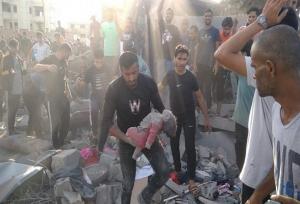 شهادت ۲۵ فلسطینی طی ساعات گذشته در غزه