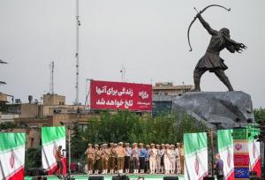 برگزاری برنامه‌های حماسی و آئینی «آرش سرباز ایران» در تهران