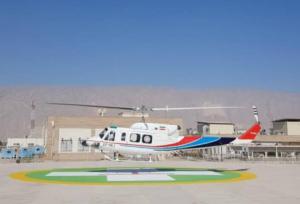 بیمار ۱۸ ساله دچار خونریزی گوارشی با بالگرد اورژانس هوایی بستک شد