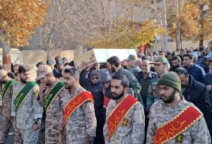 خاکسپاری ۲ شهید گمنام در دیار عالمان؛ وداعی در سوگ حضرت ام‌البنین(س)