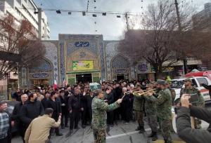 تشییع پیکر مطهر جانباز شهید «محمد شورئی» در مشهد