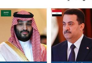 تأکید ولی‌عهد سعودی و نخست‌وزیر عراق بر تقویت همکاری