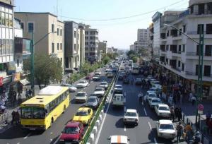 عکسی از خیابان پاسداران تهران، سال ۱۳۴۷