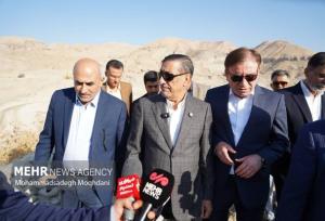 معاون رئیس جمهور از سد دالکی بازدید کرد