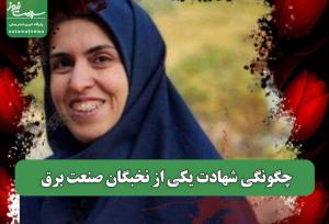 چگونگی شهادت یکی از نخبگان صنعت برق