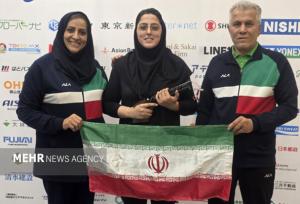 مهلا سمیعی اولین دختر مدال آور ایران شد/ کسب چهارمین مدال در تیراندازی