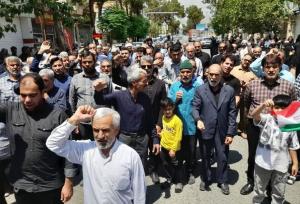 اجتماع ضد صهیونیستی مردم خلیل آباد