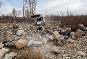 آزادسازی ۸۶۰۰ مترمربع از حریم رودخانه زیاران در قزوین
