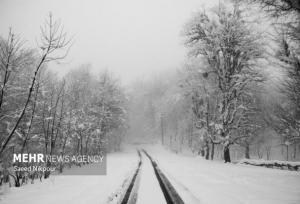 مرادی: بارش شدید برف در محور اسالم-خلخال؛ ارتفاع به ۱۵ سانتیمتر رسید