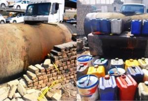 ۲۵ هزار لیتر گازوئیل در یک انبار در اصفهان دپو شده بود