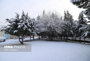 پیش‌بینی بارش برف در قزوین