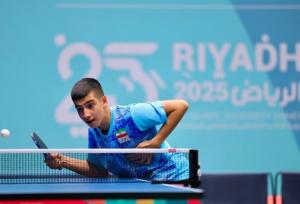 بنیامین فرجی: خودم را با مدال جهانی تصور می‌کردم/ در پینگ‌پنگ برد و باخت زیاد است