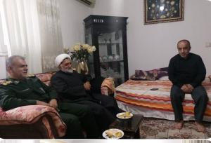 عیادت مسئولان نکا از ذاکر اهل بیت