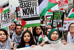 بازداشت ۴۰۰ نفر در تظاهرات لندن به دلیل حمایت از فلسطین