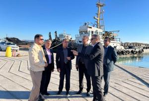 بررسی میدانی زیرساخت‌های اسکله‌ای بنادر چارک، آفتاب، کیش و قشم