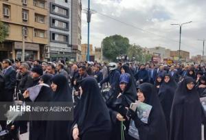 حضور باشکوه مردم اهواز در تشییع پیکر آیت‌الله شفیعی
