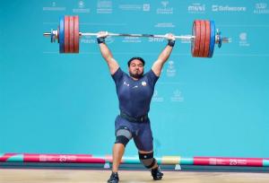 علیرضا نصیری؛ چهارمین وزنه‌بردار جهان با سنگین‌ترین مهار