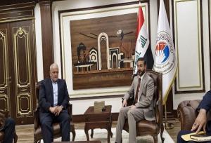 دیدار رئیس دانشگاه عالی دفاع ملی با وزیر علوم کشور عراق