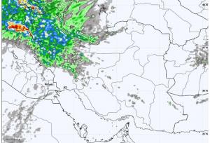 گردوخاک عراقی در راه نوار غربی کشور؛ بارش باران و تگرگ در ۲۲ استان
