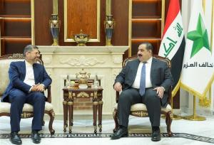 دیدار معاون عراقچی با رئیس ائتلاف العزم عراق