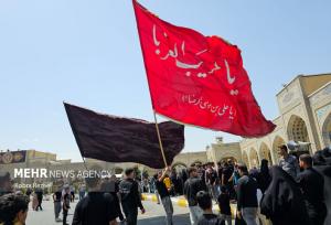حضور گسترده زنجانی‌ها در راهپیمایی جاماندگان اربعین