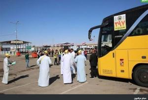 اولین کاروان زمینی حجاج عراقی وارد عربستان شد