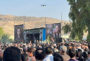 برگزاری مراسم تشییع و تدفین «قاضی شهید احسان باقری» در ممسنی فارس