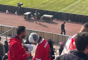 تصاویر تکان‌دهنده‌ای که از سکوهای استادیوم اراک مخابره شد!