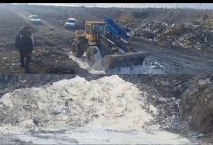 معدوم  سازی ۱۷۲۰ کیلوگرم آرد غیربهداشتی در پارس آباد