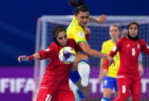 شکست فوتسال بانوان ایران مقابل برزیل