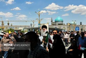 «طنین حیدر حیدر به گوش می آید» در حرم مطهر امام رضا(ع)