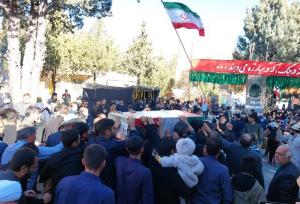 تشییع خوشنام جزیره مجنون در دانشگاه فرهنگیان کهگیلویه وبویراحمد