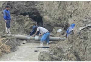 مدیر آبفای میناب: خط انتقال آب شرب شمال شهرستان به مدار برگشت