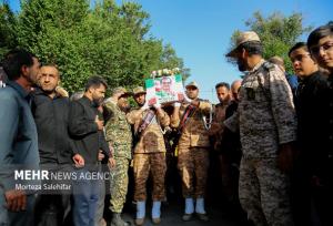 تشییع شهید دکتر داود شیروانی پزشک زندان اوین