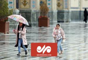 آسمانِ مشهد در سومین روز تابستان بارانی شد