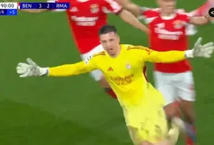 گلزنی دروازه بان بنفیکا برابر رئال مادرید همه را شوکه کرد