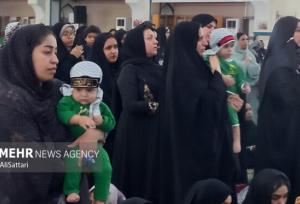 برگزاری باشکوه مراسم شیرخوارگان حسینی در گلستان