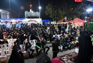 استقبال از یک شهید گمنام در خیمه فرهنگی تبلیغی حضرت مادر در رشت