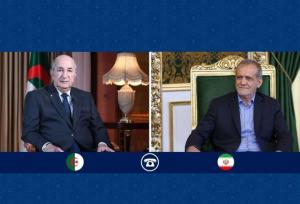 تاکید بر گسترش روابط سیاسی، اقتصادی و فرهنگی ایران و الجزایر