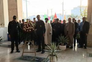 آئین تجدید میثاق با شهدا در گناوه برگزار شد