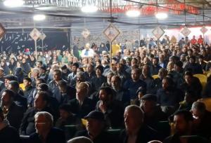 وداع با شکوه مردم شاهرود با پیکر مطهر شهید گمنام در سوگ ام‌البنین(س)