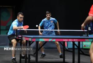 تیم دوبل تنیس روی میز مردان صاحب مدال برنز شد