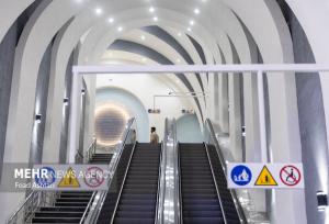 افزایش توان خدمت‌رسانی با اضافه شدن ۱۲ دستگاه پله‌برقی در مترو پایتخت