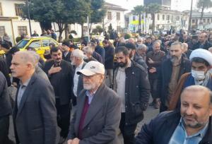 راهپیمایی مردم رودسر در سالروز حماسه ۹ دی