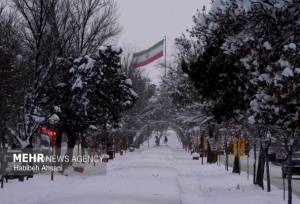 بارش برف و باران در ۲۰ استان؛ گسترش سامانه بارشی به شرق کشور